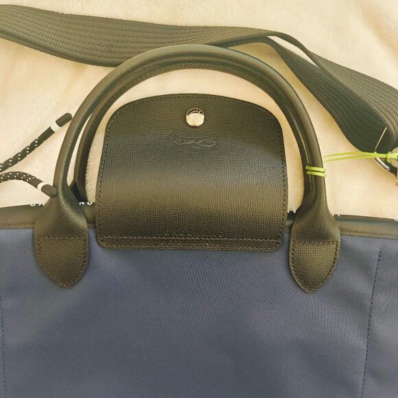 NWT Longchamp Le Pliage Energy L Handbag Navy - Picture 12 of 12